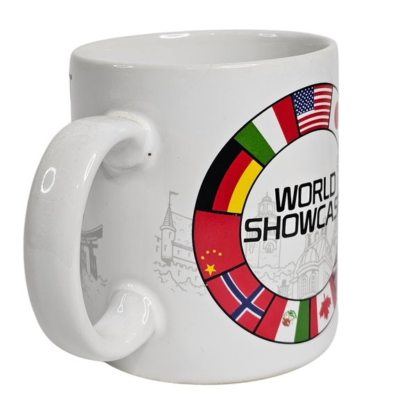 Disney USA Flag Mickey Mouse I Love Epcot Center World Showcase Coffee Mug Cup - Picture 4 of 7
